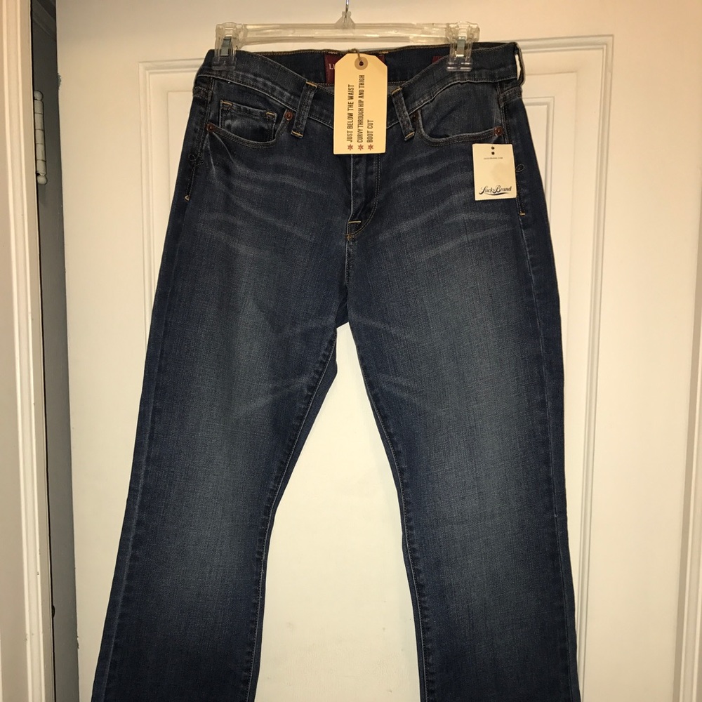 Lucky Brand Women's Boot Cut Jeans - Dark Blue